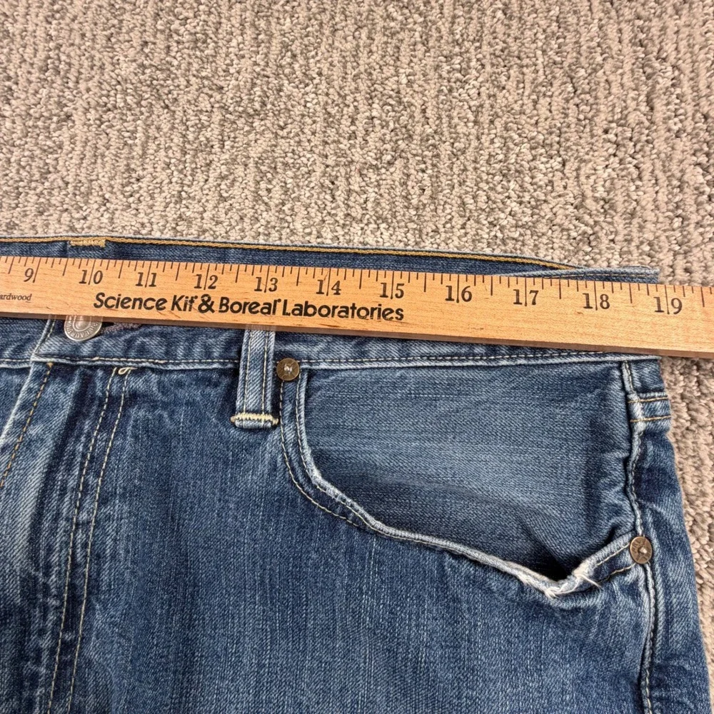 Polo Ralph Lauren Jeans Mens 36(38)x30 Blue Classic 867 Straight Leg Denim